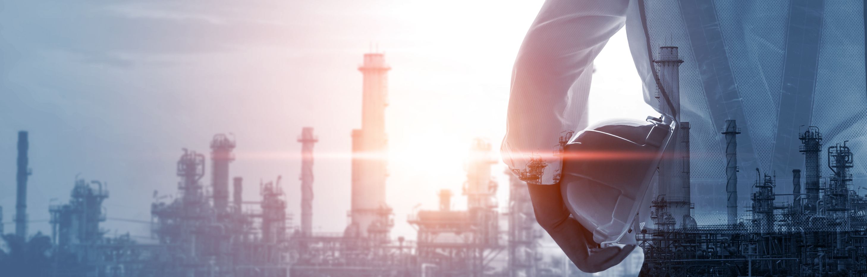 Future factory plant and energy industry concept.